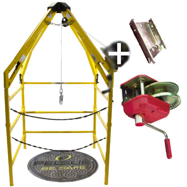 LifeGuard System (LG5A) & 20m IKAR ALKO Load Winch Rated 250kg