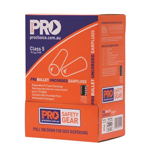 ProChoice ProBullet Disposable Uncorded Earplugs (EPOU)