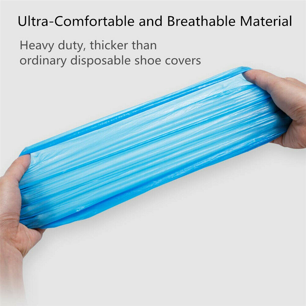 Plastic Boot Covers Disposable Overshoes-Pk100