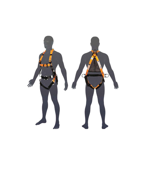 Full Monty Safety Harness with Padded Back Support Rated 139kg