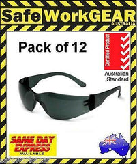 Safety Glasses Burrup SMOKE Lens Eyewear Protection