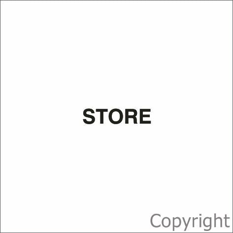 STORE 50mm H Black Vinyl Text