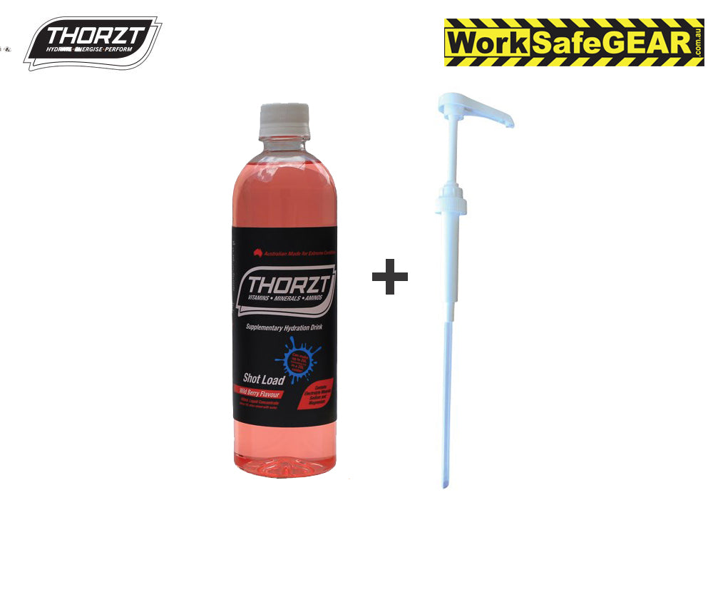 THORZT Liquid Concentrate Wild Berry with Pump Dispenser Spout