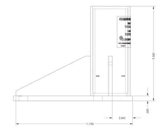 Floor mounted base plate/sleeve Carbon Steel