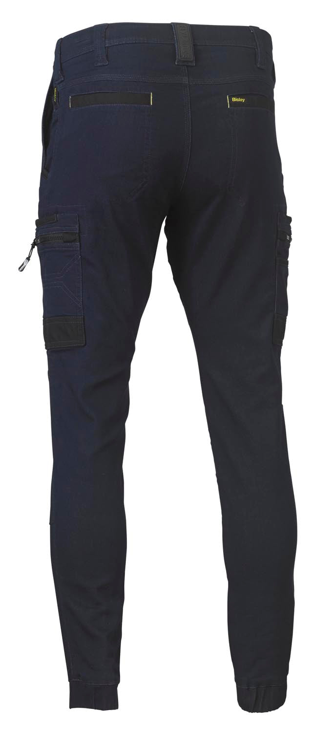 Bisley Flx and Move Stretch Denim Cargo Cuffed Pants