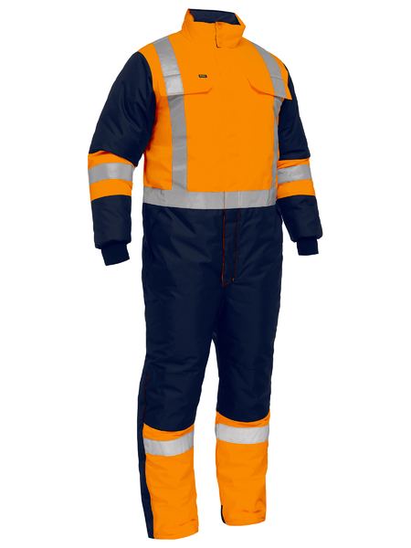 Bisley X Taped Two Tone Hi Vis Freezer Coverall