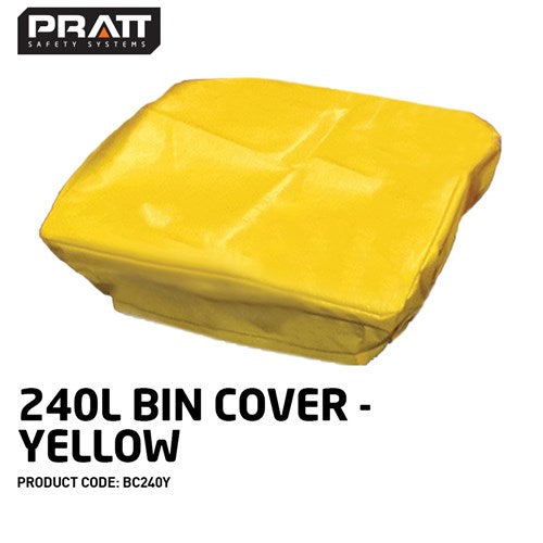 Pratt Safety 240L Bin Cover Yellow (BC240Y)