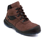 Size-7 Otters Hikker Safety Shoe-Brown