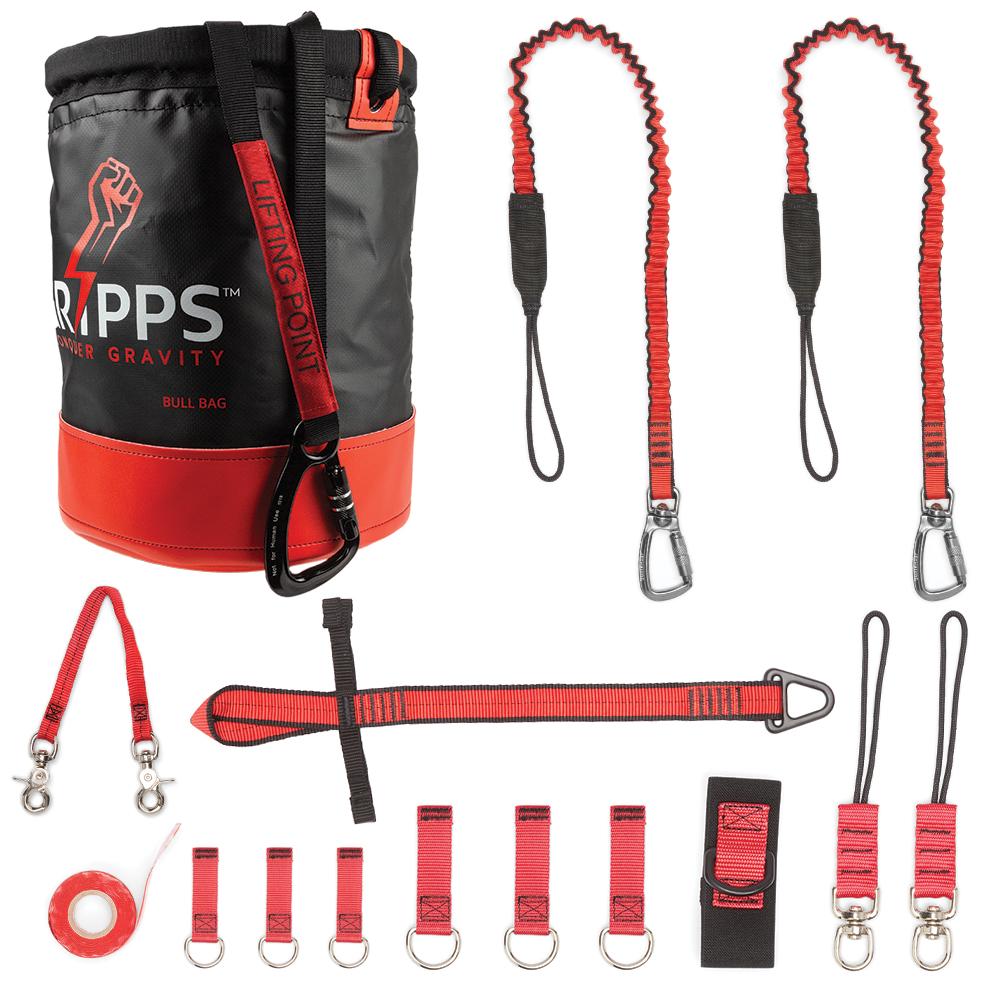 GRIPPS 10-Tool Tether Kit with Bull Bag