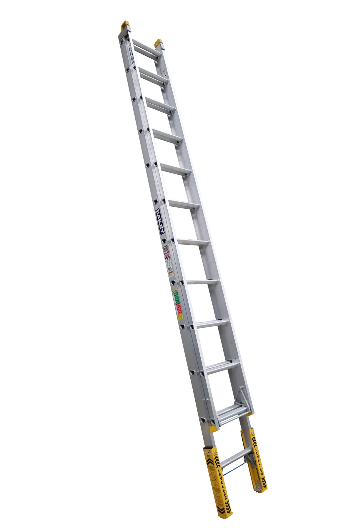 Bailey Ladders Pro Aluminium Extension 12 Leveller 150kg Industrial Punchlock (3.7m/6.2m)