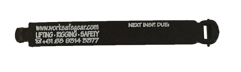 BLACK 95mm WrapStrap ID Tags