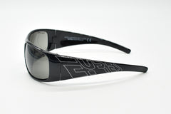 EYRES XCCESS Shiny Black Frame Grey Lens