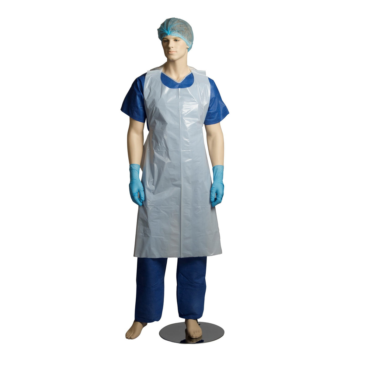 Basion Polyethylene Apron, Individually Wrapped, White, 1250mm (Carton of 200)
