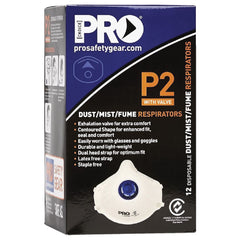 ProChoice Respirator P2 with Valve  (Box of 12) (PC321)