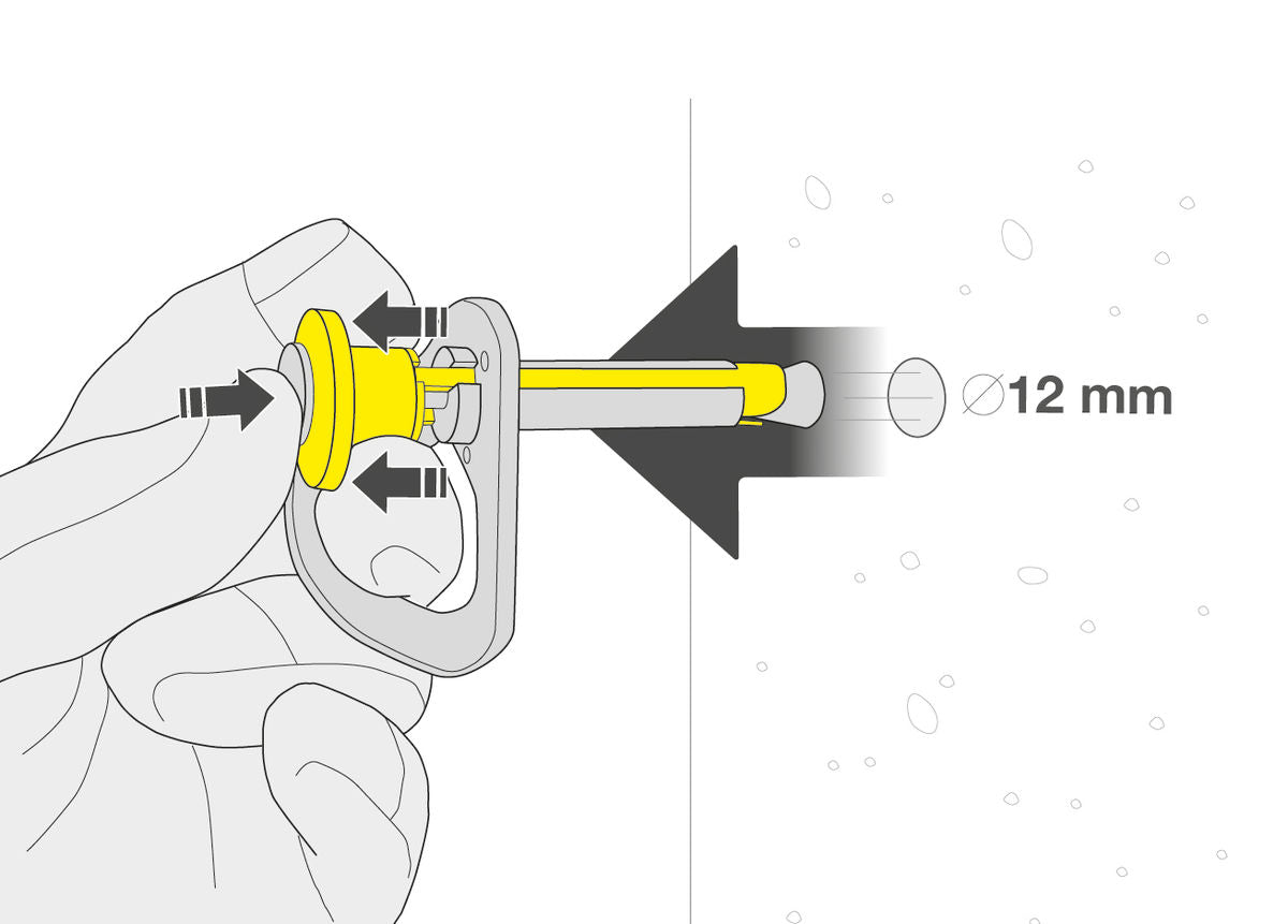 Petzl Coeur Pulse 12mm Stainless Steel Anchor