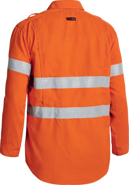 Bisley TenCate Tecasafe Plus 700 Taped Hi Vis FR Vented Shirt