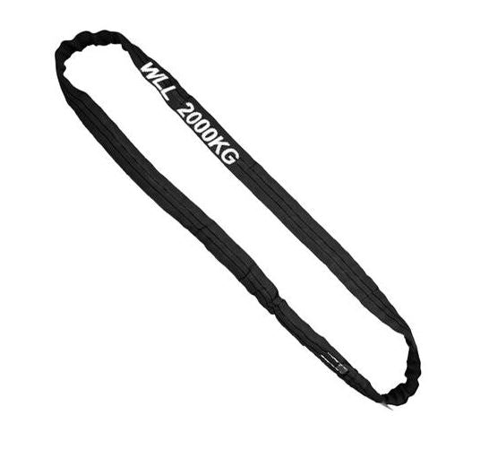 2T x 4m ALC BLACK Round Lifting Sling (90040B)