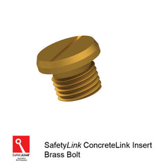 BRASS BOLT - SAFETYLINK CONCRETE ROOF ANCHOR PRODUCT CODE: CONCL006