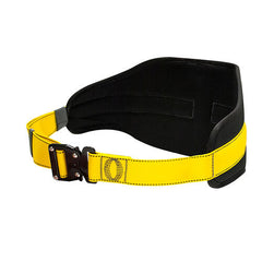 Austlift Waist Belt for working in Restraint. Quick connect buckle, rear D Ring, Back Pad