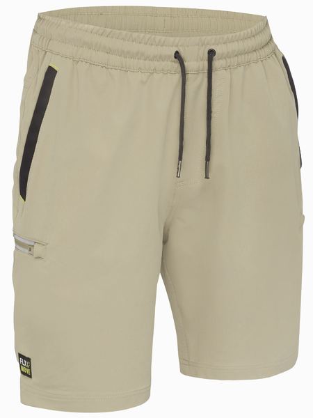 Bisley Flx & Move 4-Way Stretch Elastic Waist Cargo Short