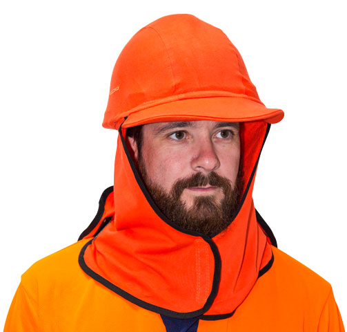 Uveto HI VIS ORANGE 100% Cotton Gola Over Hat (GLCOR)