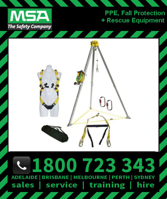 CONFINED SPACE KIT, WORKMAN WINCH, STAINLESS STEEL CABLE, 20M