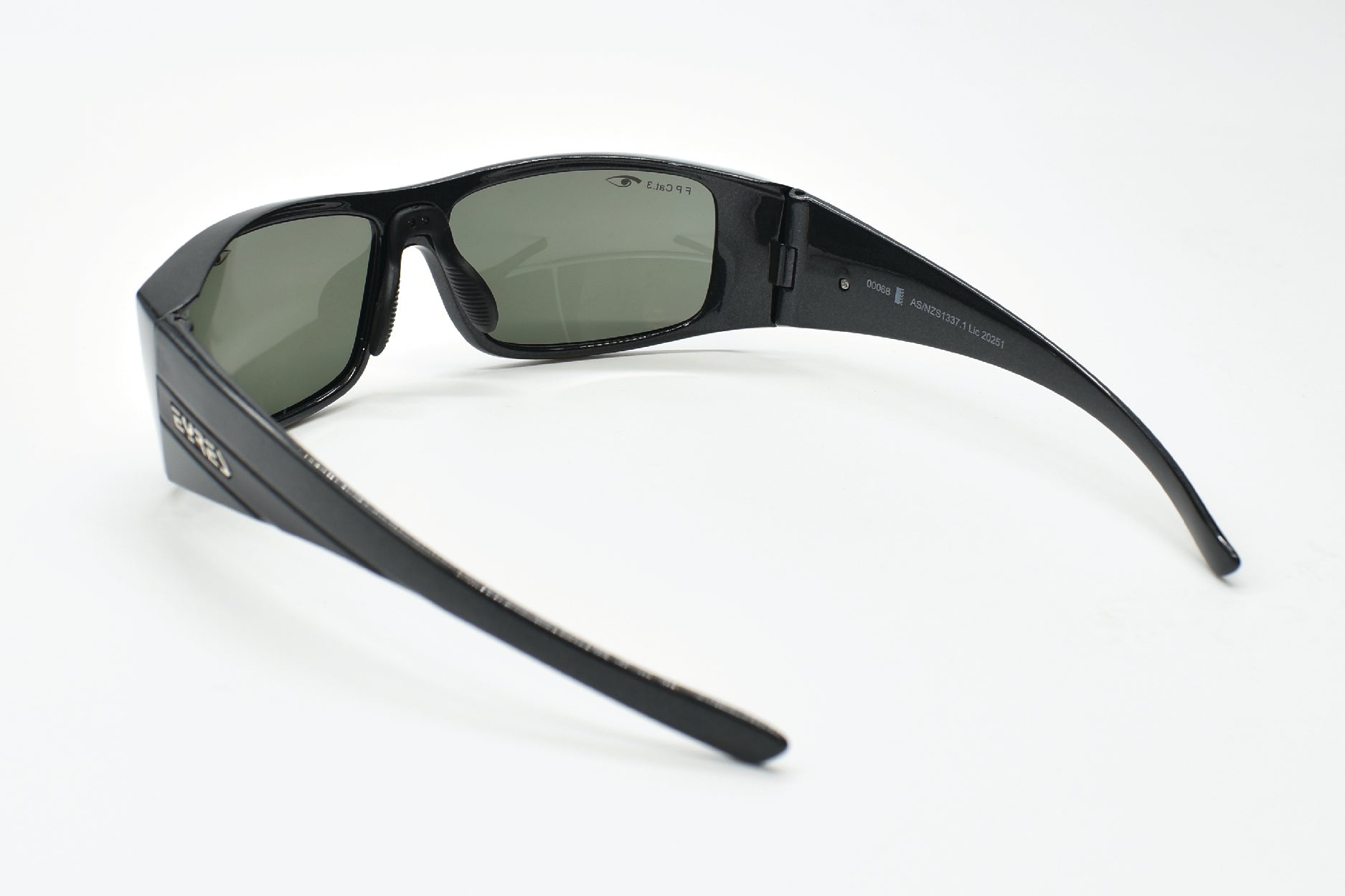 EYRES INDULGE Shiny Black Frame Grey Lens