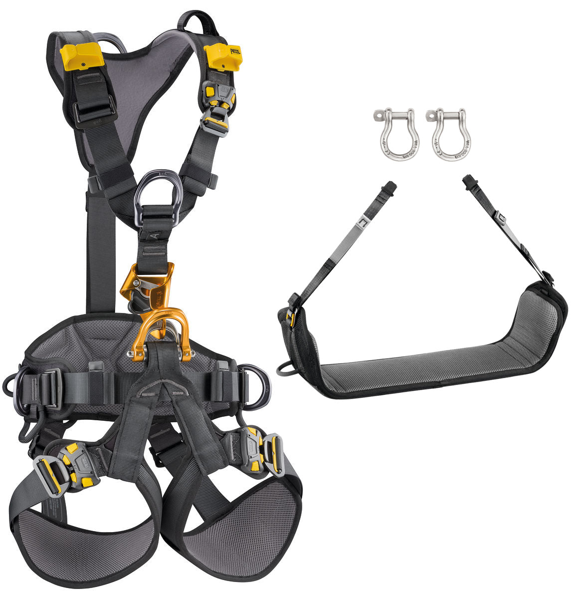 Petzl Astro Bod Fast International Version (Colour: Black/Yellow)