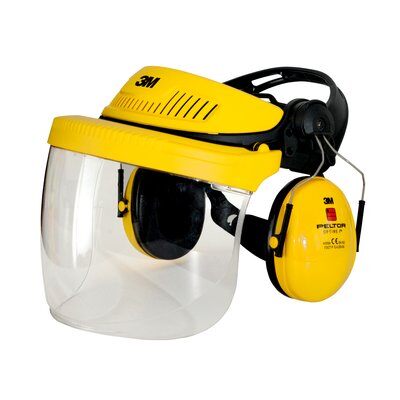 3M Yellow Headgear Combination Industrial Polycarbonate (G500V5F11H510-GU)