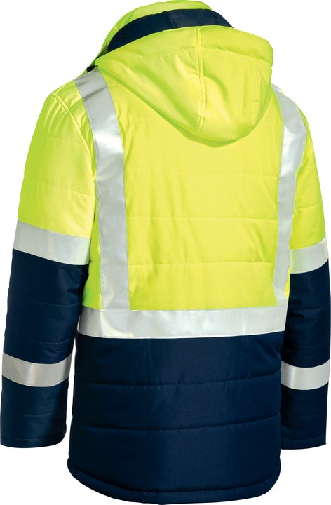 Bisley Taped Hi Vis Puffer Jacket