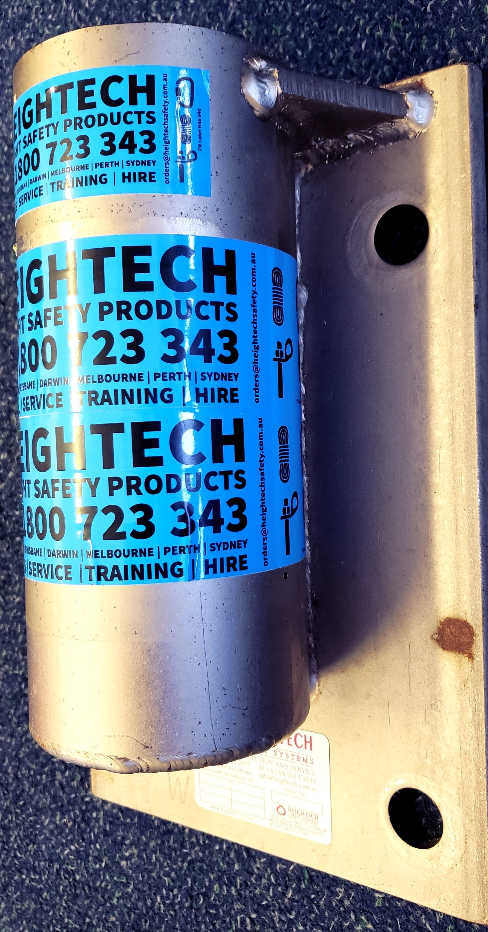 Wall mounted plate/sleeve, stainless steel