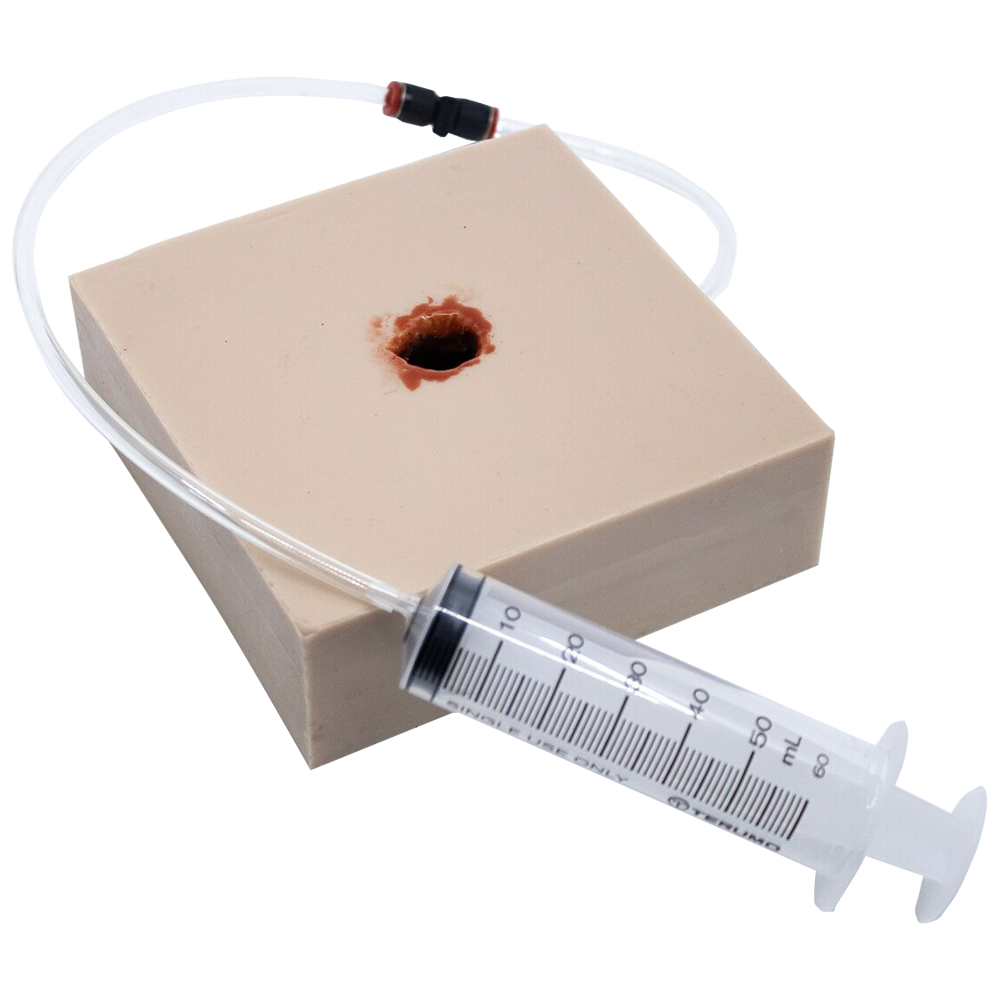 Aero Healthcare TRAUMASIM Gunshot Haemostatic Clotting Trainer (Square)