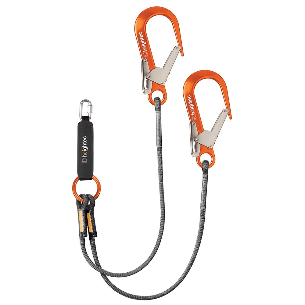 Heightec ELITE twin lanyard - oval 1.25m s.hooks