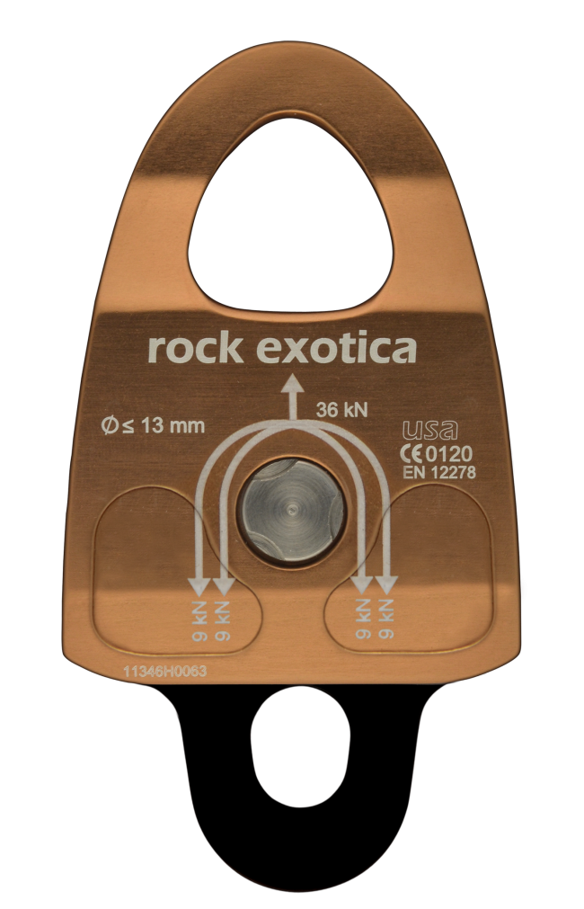 Rock Exotica Machined Rescue Pulley DOUBLE