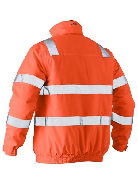 Bisley Taped Hi Vis Wet Weather Bomber Jacket