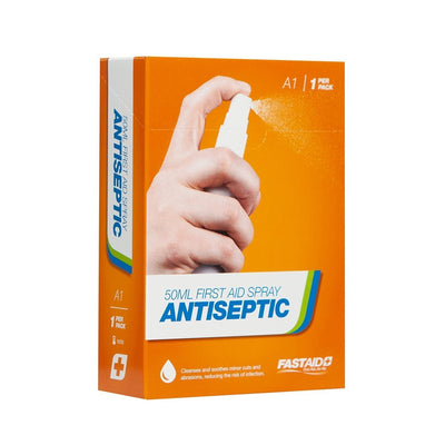 FastAid Antiseptic, 50Ml First Aid Spray, 1Pk