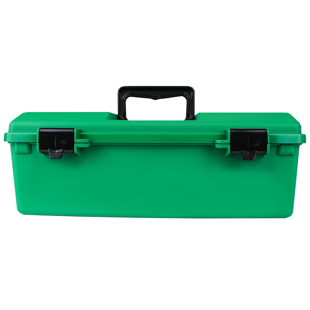 Aero Healthcare AEROCASE Green Plastic Tacklebox with 1 Liftout Tray 23 x 40 x 14.5cm