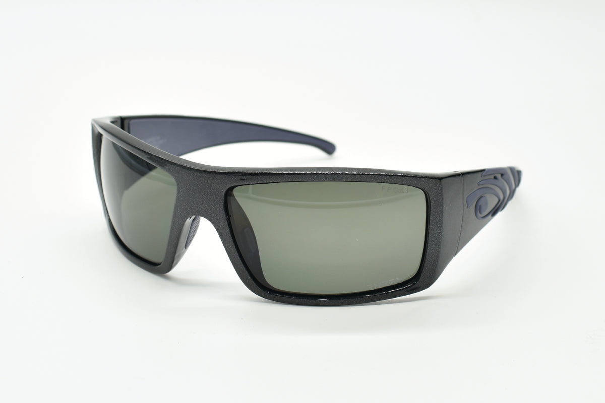 EYRES ALLBLACK Metallic Grey Frame Polarised Grey Lens