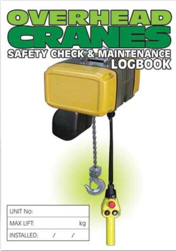 Log Book - Overhead Crane Safety Check Logbook (LB120)