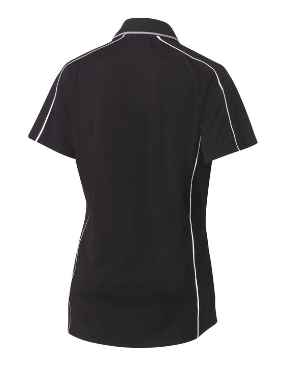 Bisley Women's Cool Mesh Polo with Reflective Piping