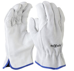 Maxisafe Natural Split Back Leather Rigger Glove (12 Pairs)