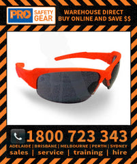 Throttle Hi Vis Orange Frame Smoke Lens (8082O)