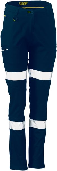 Bisley Women's Taped Mid Rise Stretch Cotton Pants