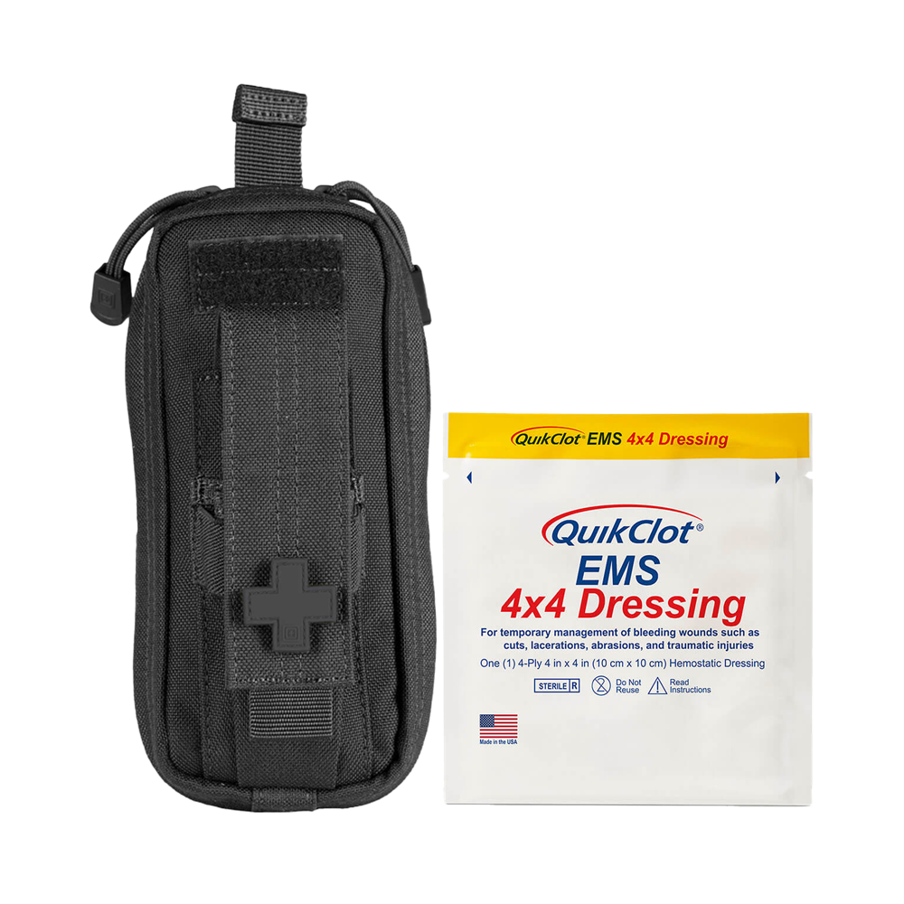 Aero Healthcare RAPIDSTOP Bleeding Control Kits - Small, Tactical Pouch - EMS Dressing