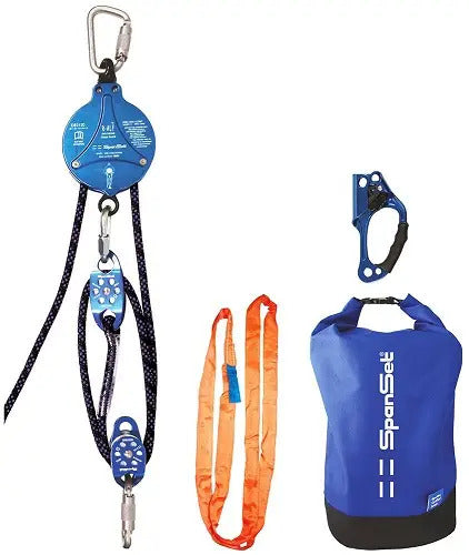 Spanset 4.1 Confined Space Access & Retrieval Pulley System with Automatic Brake - 50M