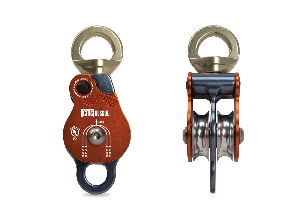 CMC Rescue Swivel Pulley Double Aluminium General Use