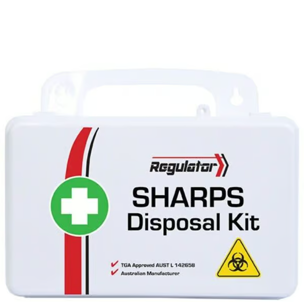 Aero Healthcare REGULATOR Sharps Disposal Kit 21 x 7.5 x 13cm