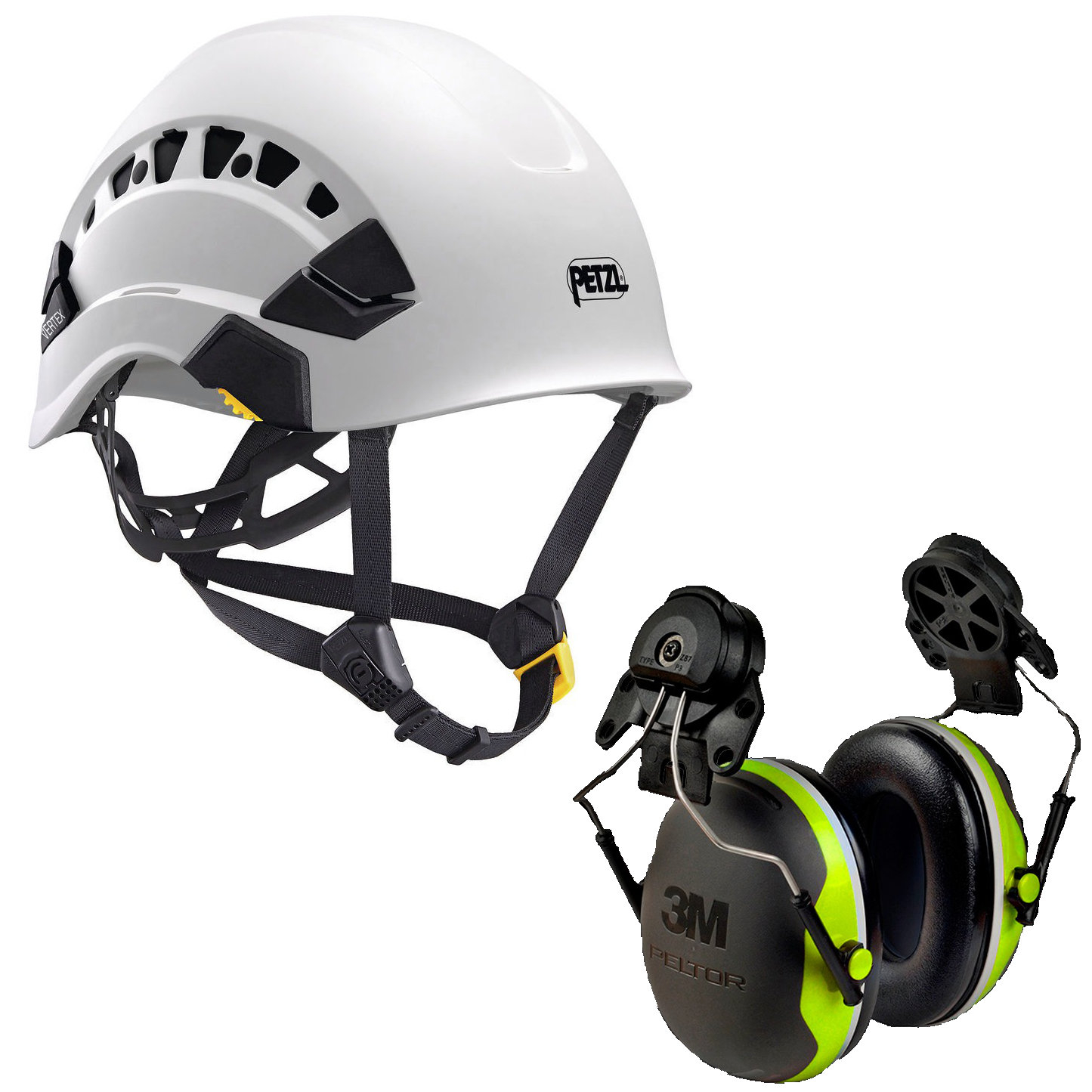 Purchase Petzl VERTEX VENT WHITE Helmet (A010CA00) Plus 3M X4P3G/E