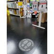Keep Your Distance Social & Physical Distancing Anti Slip Floor Sign 400mm Poly (5911FG)