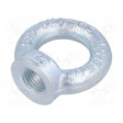 42mm Eye Nut With Collar, DIN582, Metric Threads WLL 7T